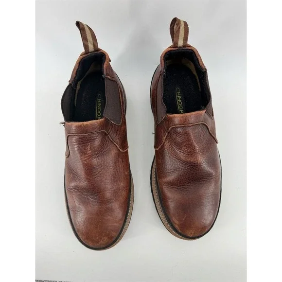 Chinook Workhorse‎ Romeo Men's Brown Slip-On Shoes Size 8.5 Casual - Picture 4 of 9